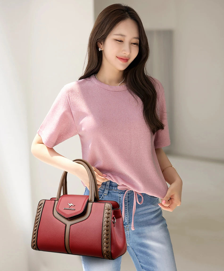 2024 New Fashion Trend Women's Handbag High Quality Large Capacity Female Tote Bags Famous Luxury Brand Women Shoulder Bag Sac