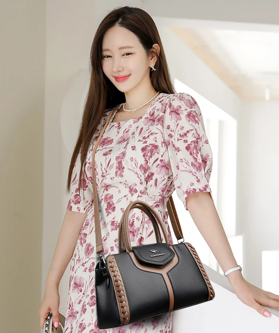2024 New Fashion Trend Women's Handbag High Quality Large Capacity Female Tote Bags Famous Luxury Brand Women Shoulder Bag Sac