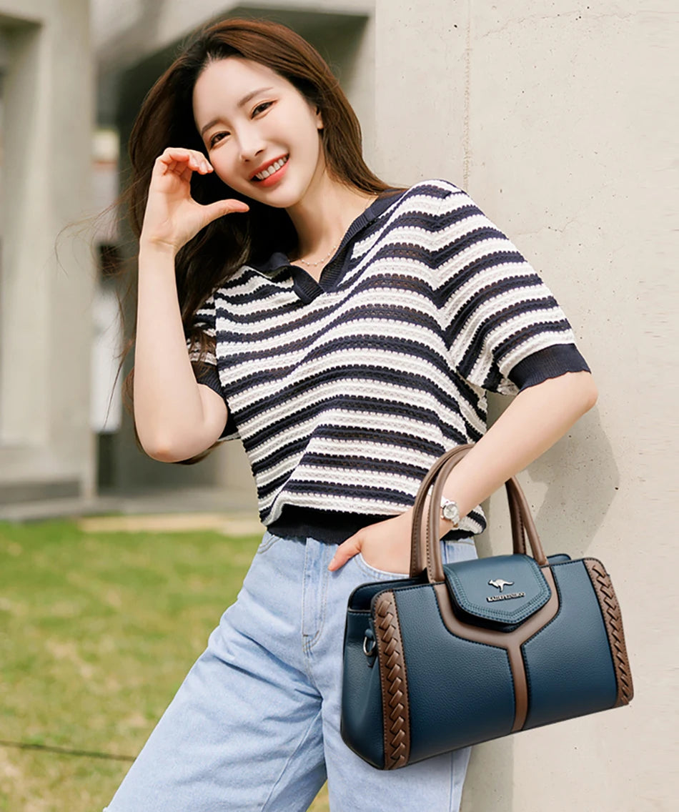2024 New Fashion Trend Women's Handbag High Quality Large Capacity Female Tote Bags Famous Luxury Brand Women Shoulder Bag Sac