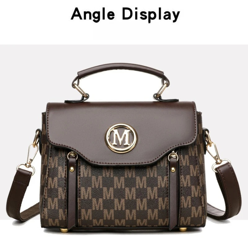 Fashion Women Handbag with Top Handle, Detachable Crossbody Strap,Flap Over Shoulder Purse,Classic Daily Commuter Bag for Dating