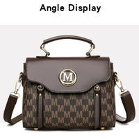 Fashion Women Handbag with Top Handle, Detachable Crossbody Strap,Flap Over Shoulder Purse,Classic Daily Commuter Bag for Dating