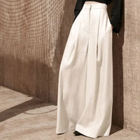Woman Trousers Trends 2025 Wide Leg With Pockets Autumn Comfortable Stretch Casual One Size Classic Xxl Slacks G Pants for Women