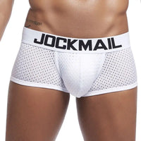 Men's Cotton Boxer Briefs Trunk Underwear with Convex Pouch Design