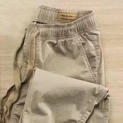 2025 Trendy Casual Cargo Pants for Men Lightweight Elastic Waist Pants Spring and Summer Casual Joggers