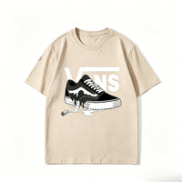 Men's New Summer Trendy Hip-Hop Printed Short-Sleeved Sweat-Wicking and Breathable T-Shirt, Suitable for Both Men and Women