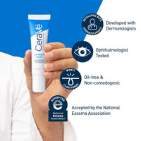 CeraVe Eye Repair Cream Under Eye Moisturizer With Hyaluronic Acid Niacinamide Marine Botanical Complex Daily Skin Care