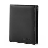 Men's Wallet Genuine Leather Wallets For Men Coin Purse Vintage Vertical Short Credit Card Holder Money Bag Men's RFID Wallet