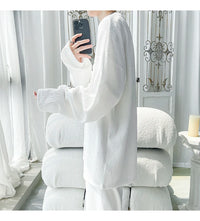 Men's Trendy Casual Long Sleeve T-Shirt High Street Loose Fit Comfortable Wear Modern Minimalist Style Everyday Essential