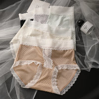 Women's Seamless Panties Set Pack Fashion Micro Underwear Lace Triangular Briefs