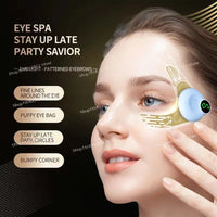 New Eye Massage Device, EMS Tech + Airbag Hot Compress, Relieves Eye Fatigue, Smooths Fine Lines, Lifts Face,  Eye Care Tool
