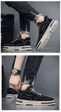 Casual Sneaker for Men Wear-Resistant Fashion Breathable Trendy All-match Comfortable Outdoor Platform Sneakers Spring Main New