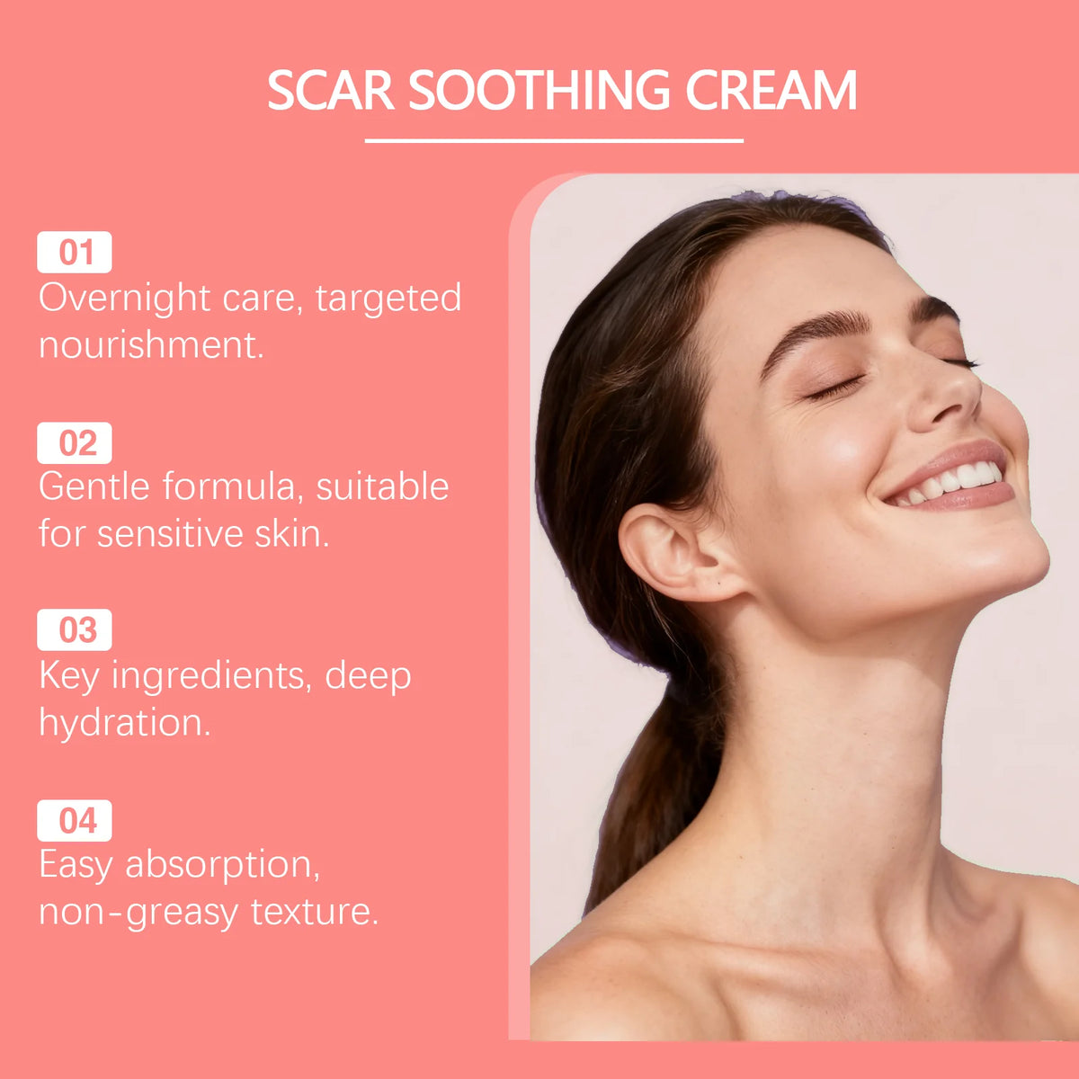 Skin Care CreamGentle Nourishing, Smoothing & Tender Body Care Cream for Daily Use, Moisturizing and Softening Skin