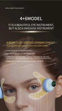 New Eye Massage Device, EMS Tech + Airbag Hot Compress, Relieves Eye Fatigue, Smooths Fine Lines, Lifts Face,  Eye Care Tool