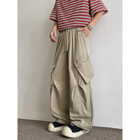 2026 Trendy Retro Wide-Leg Cargo Pants for Men- High Waist Utility Streetwear, Comfortable & Stylish Casual Fashion Pants M-8XL