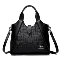 2024 New Fashion Trend Women's Handbag High Quality Soft Leather Women Shoulder Bolsas Solid Color Retro Female Tote Bags Sac