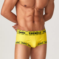 Men's Printed Boxer Briefs Underwear Comfortable Cotton Trunks