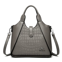 2024 New Fashion Trend Women's Handbag High Quality Soft Leather Women Shoulder Bolsas Solid Color Retro Female Tote Bags Sac