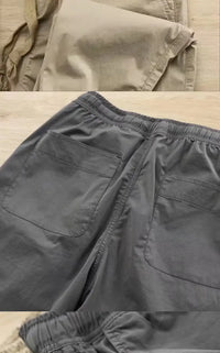 2025 Trendy Casual Cargo Pants for Men Lightweight Elastic Waist Pants Spring and Summer Casual Joggers
