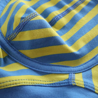 New Striped Boxer Briefs  Men's Comfortable Underwear Breathable Cotton Trunks with Elastic Waistband