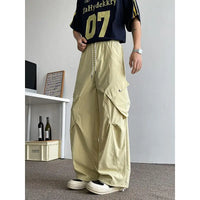 2026 Trendy Retro Wide-Leg Cargo Pants for Men- High Waist Utility Streetwear, Comfortable & Stylish Casual Fashion Pants M-8XL