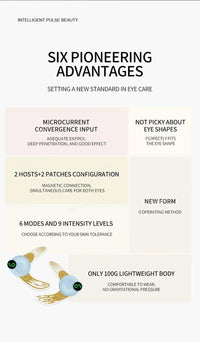 New Eye Massage Device, EMS Tech + Airbag Hot Compress, Relieves Eye Fatigue, Smooths Fine Lines, Lifts Face,  Eye Care Tool