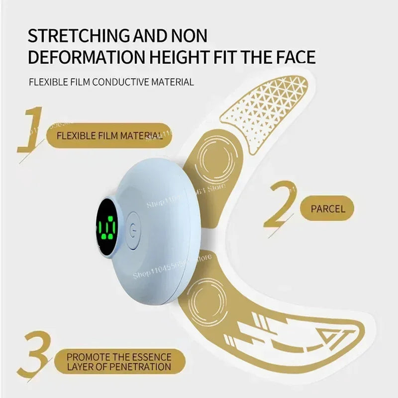 New Eye Massage Device, EMS Tech + Airbag Hot Compress, Relieves Eye Fatigue, Smooths Fine Lines, Lifts Face,  Eye Care Tool