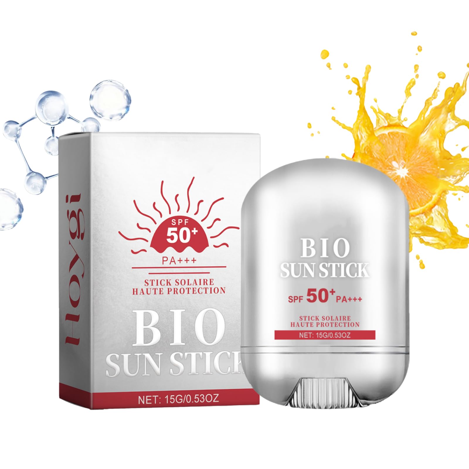 Bio Sunscreen Stick,SPF 50 Bio Sunblock Stick Sunscreen,for Face Body Waterproof Suncream